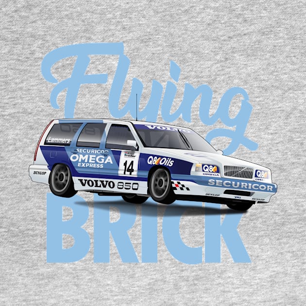 Volvo 850 Turbo Estate Touring Car BTCC by motordoodles